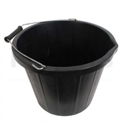 3 GALLON BLACK BUCKET