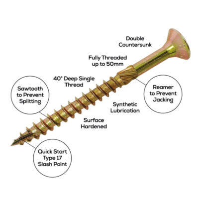 5X50 200 SPECTRE WOODSCREW